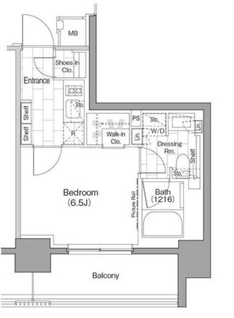 ザ・パークハビオ浅草駒形の物件間取画像